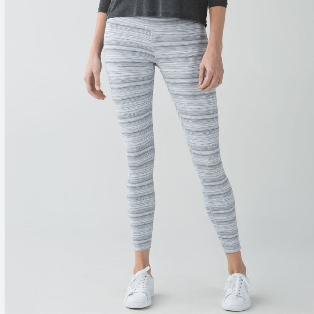 Lululemon cyber stripe leggings